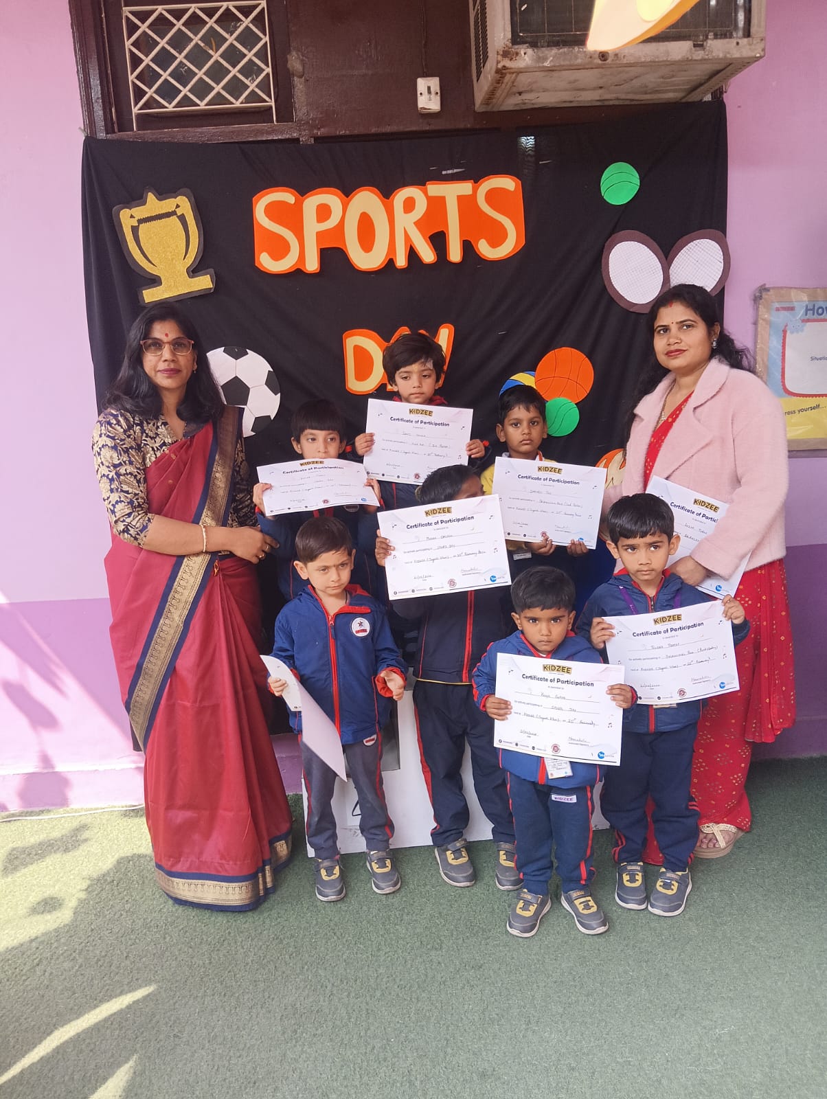 किड्ज जी जाग्रति विहार मेरठ में चल रही स्पोर्ट्स वीक का हुआ समापन 