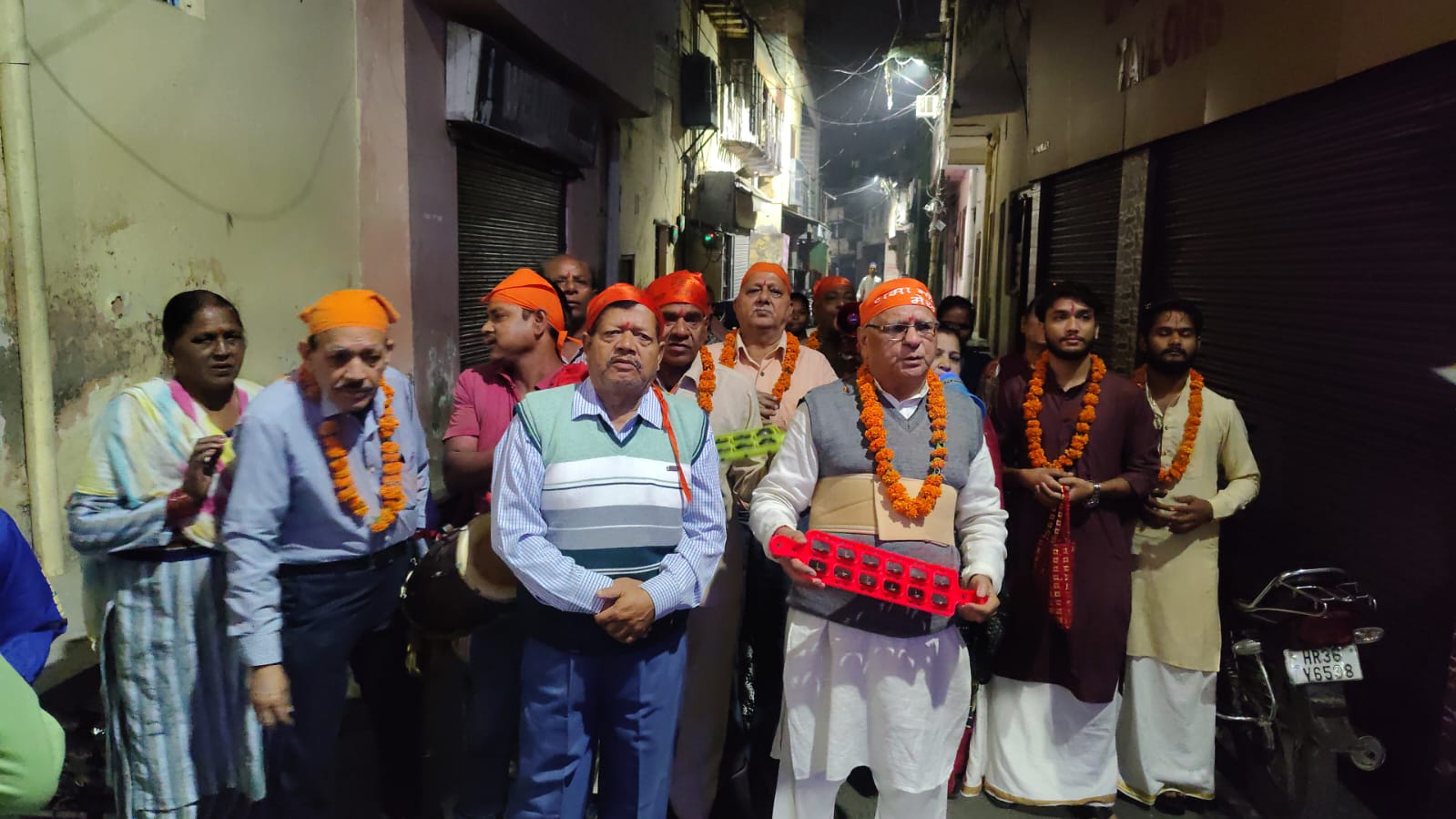 श्री रामा संकीर्तन मंदिर की प्रभात फेरी का पांचवा दिन 